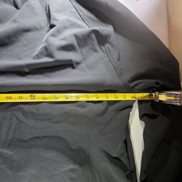 L.L.Bean Womens XL Black Hooded Jacket Polyester Spandex Lightweight Zip Closure - Picture 6 of 7